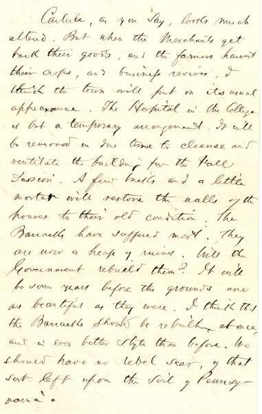 John Keagy Stayman to Edgar Hastings, July 1863 (Page 3)