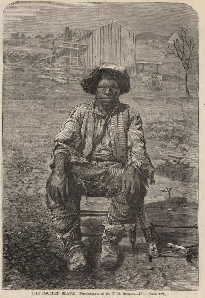 “The Escaped Slave,” Harper’s Weekly, July 2, 1864