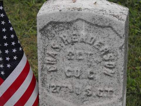 Charles Henderson, 45th USCT Regiment, Headstone