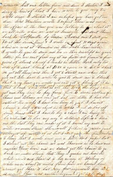 William Elisha Stoker to Elizabeth E. Stoker, September 7-8, 1862 (Page 3)