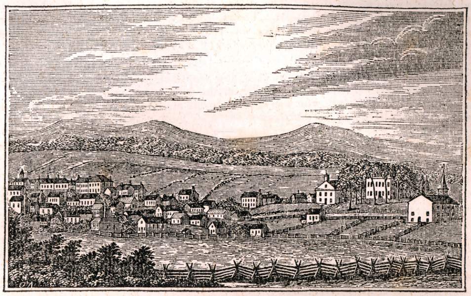 Abingdon, Virginia, circa 1850 House Divided