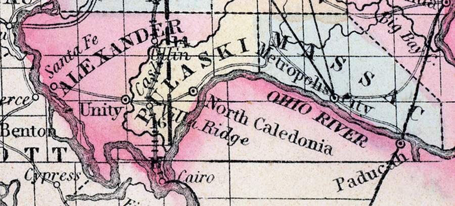 Alexander, Pulaski, and Massac Counties, Illinois, 1857