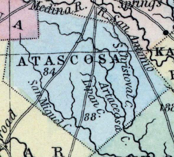 Atascosa County, Texas, 1857