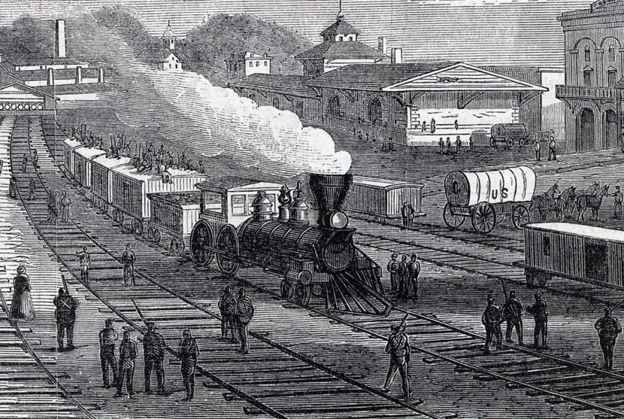 Atlanta, Georgia, November 1864, artist's impression, further detail