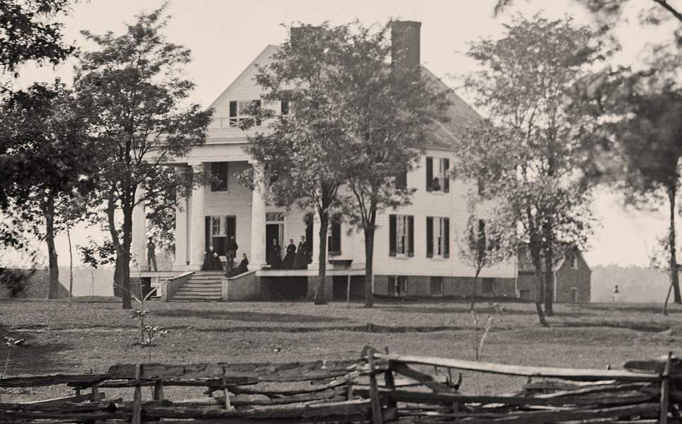 "Auburn," home of John Minor Botts, Culpeper County, Virginia, September 1863, detail