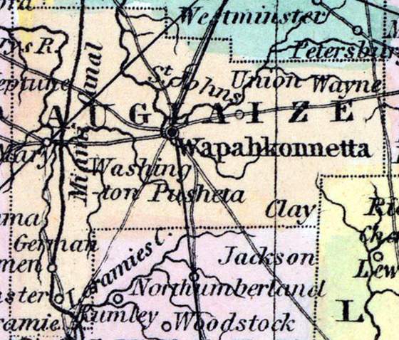 Auglaize County, Ohio, 1857