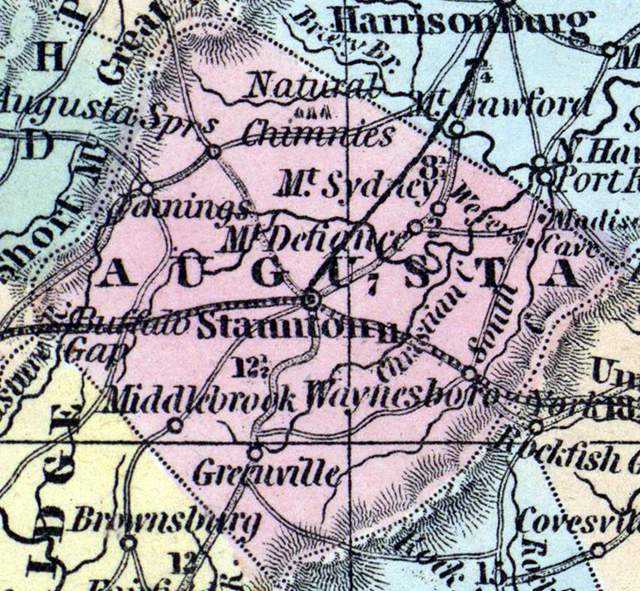 Augusta County, Virginia, 1857