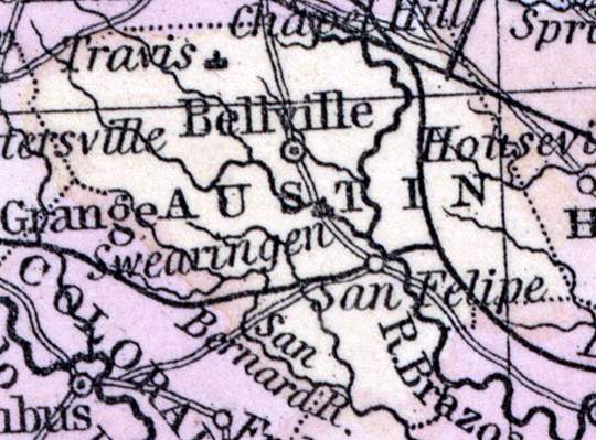 Austin County, Texas, 1857