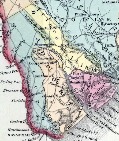 Beaufort District, South Carolina, 1857