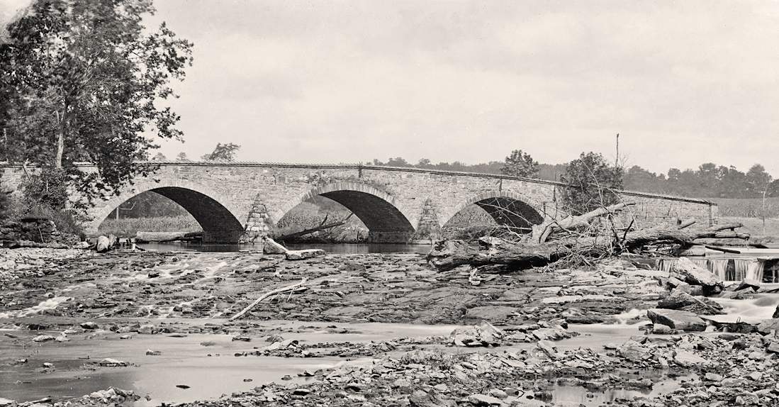 Antietam Creek Bridge from the south-west, October 1862
