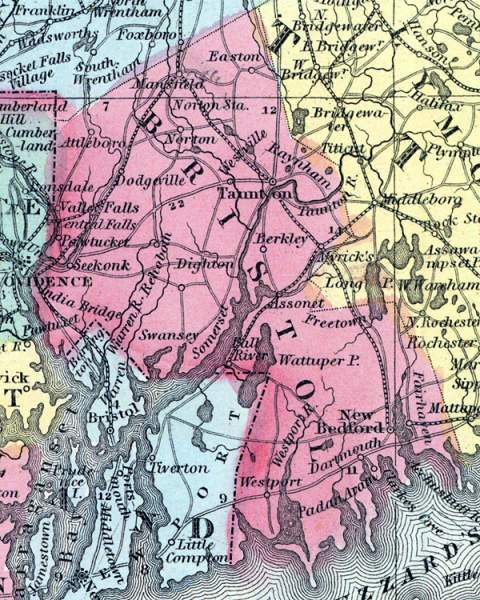 Bristol County, Massachusetts, 1857