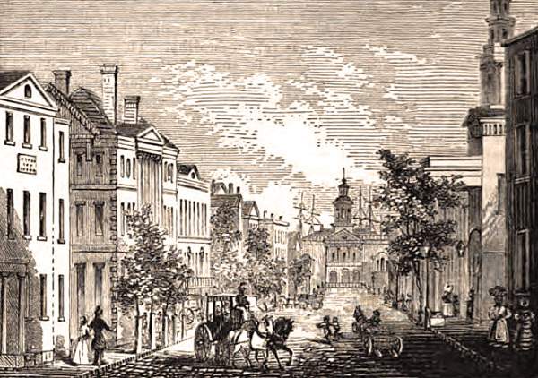 Broad Street, Charleston, South Carolina, 1861