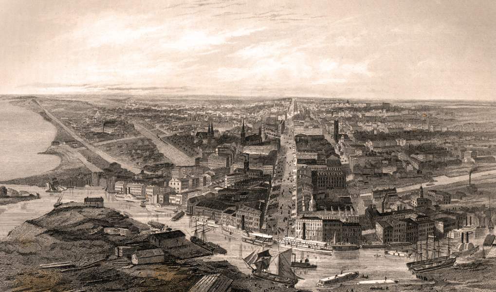 Buffalo, New York, 1855