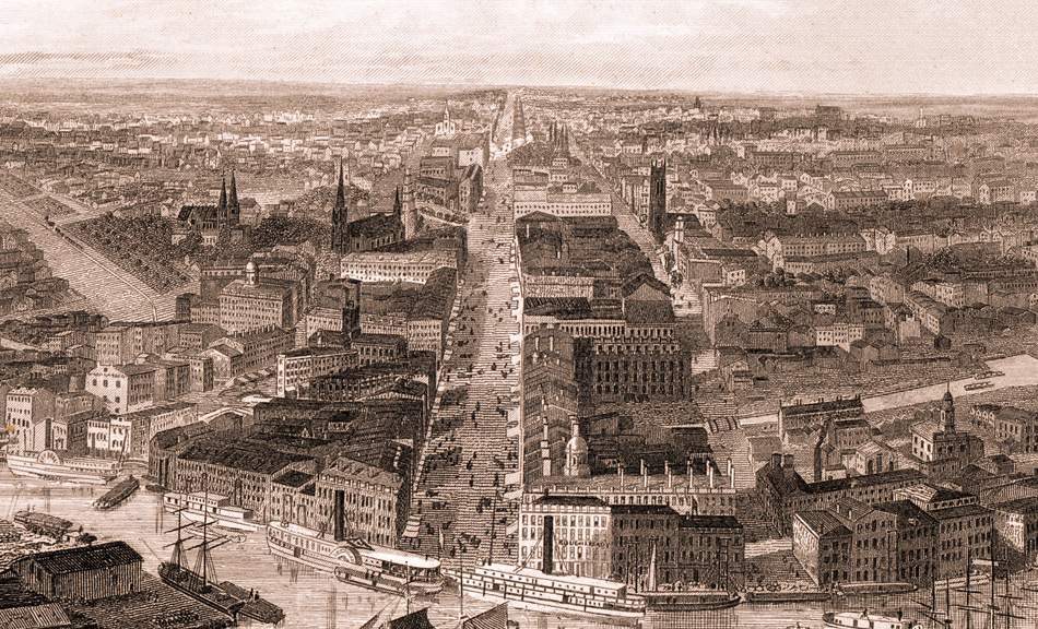 Buffalo, New York, 1855, detail