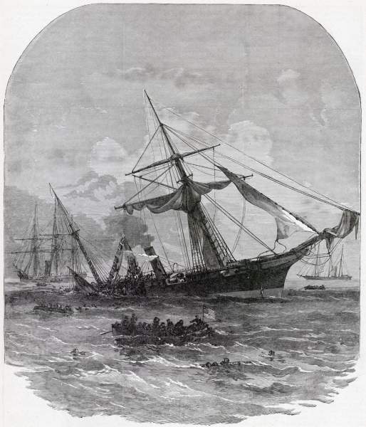 Sinking of the CSS Alabama, June 19, 1864