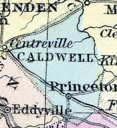 Caldwell County, Kentucky, 1857