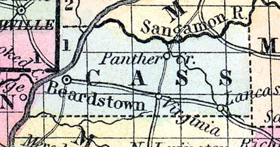 Cass County, Illinois, 1857