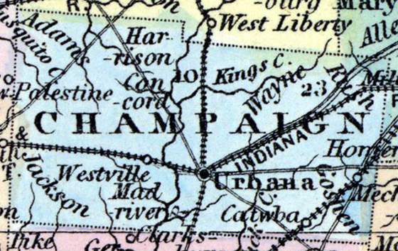 Champaign County, Ohio, 1857