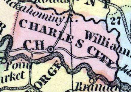 Charles City County, Virginia, 1857