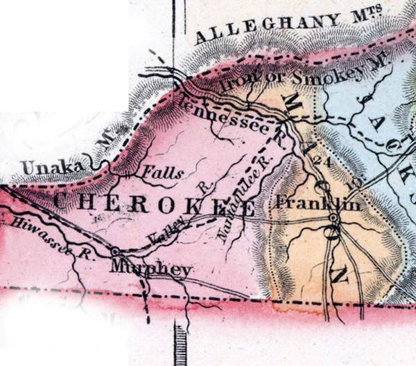 Cherokee County, North Carolina, 1857 | House Divided