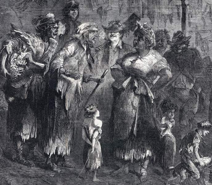 "Where the Cholera Comes From," New York City, Frank Leslie's Illustrated Newspaper, December 1865, detail
