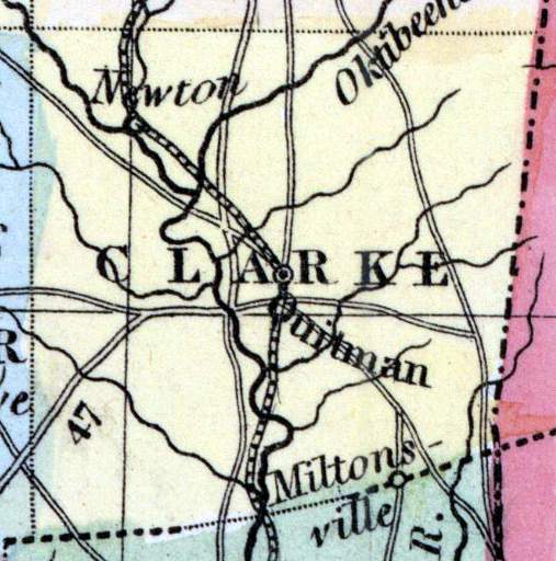Clarke County, Mississippi, 1857