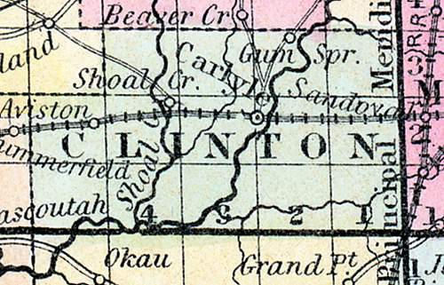 Clinton County, Illinois, 1857