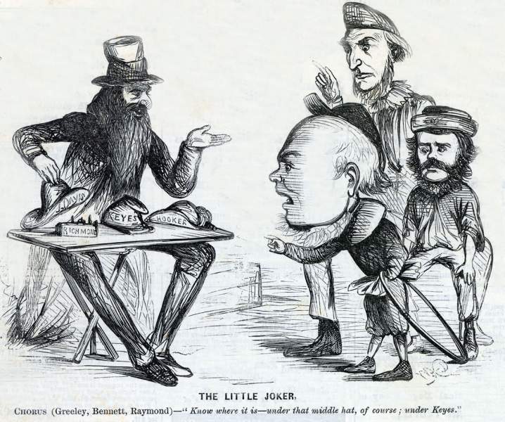 "The Little Joker," cartoon, June 27, 1863
