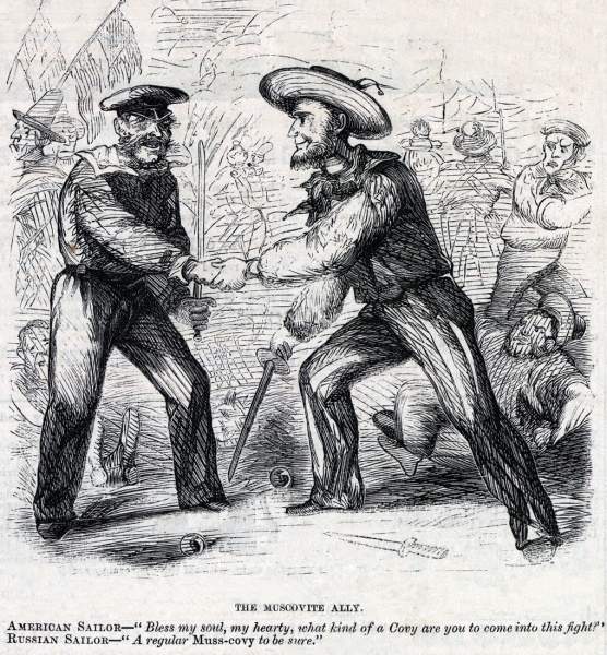 "The Muscovite Ally," cartoon, December 12, 1863