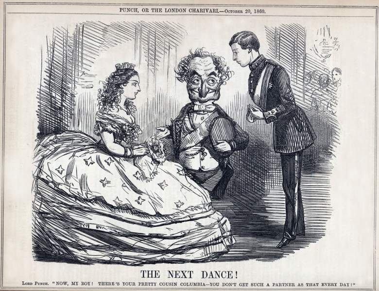 "The Next Dance!” cartoon, October 20, 1860