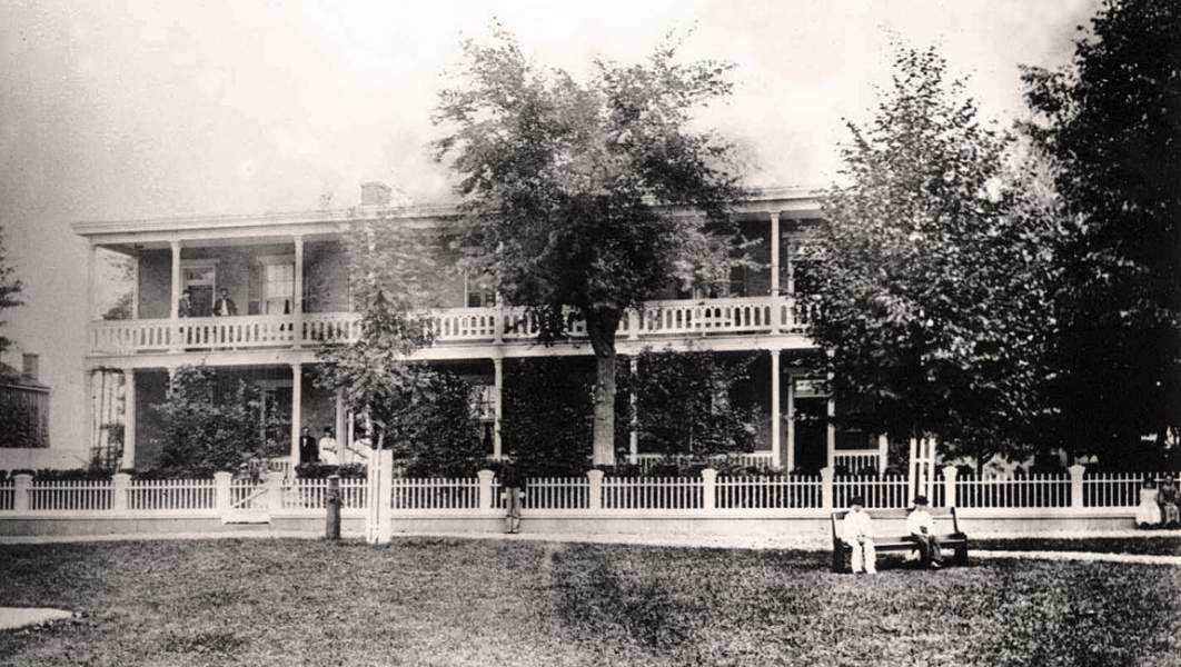 Commandant's Quarters, Carlisle Barracks, Carlisle, Pennsylvania, circa 1867