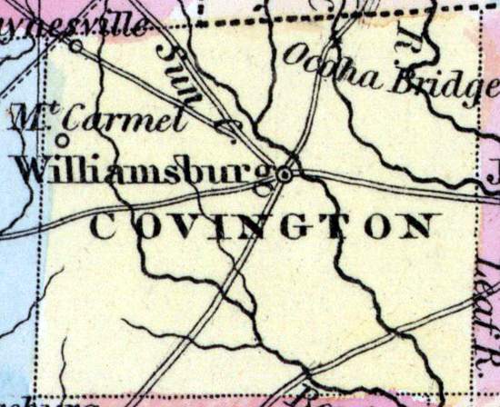 Covington County, Mississippi, 1857