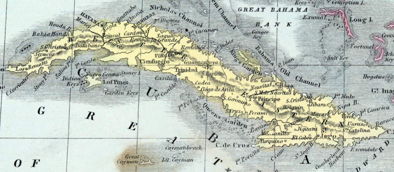 Cuba, 1857, zoomable map