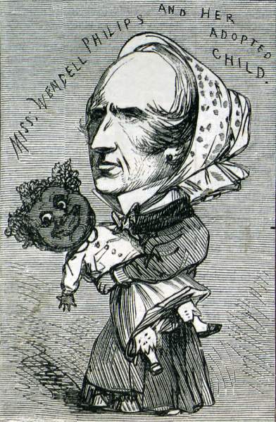 Wendell Philips, April 1866, Thomas Nast cartoon