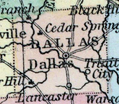 Dallas County, Texas, 1857