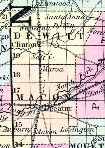 DeWitt County, Illinois, 1857