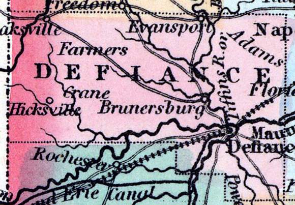 Defiance County, Ohio, 1857