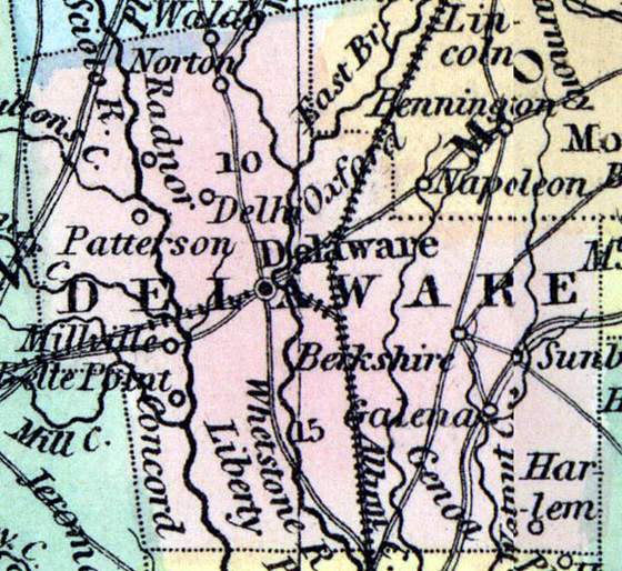 Delaware County, Ohio, 1857