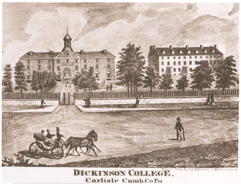 Old West, Dickinson College, circa 1845