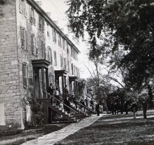 East College, Dickinson College, 1880, zoomable image