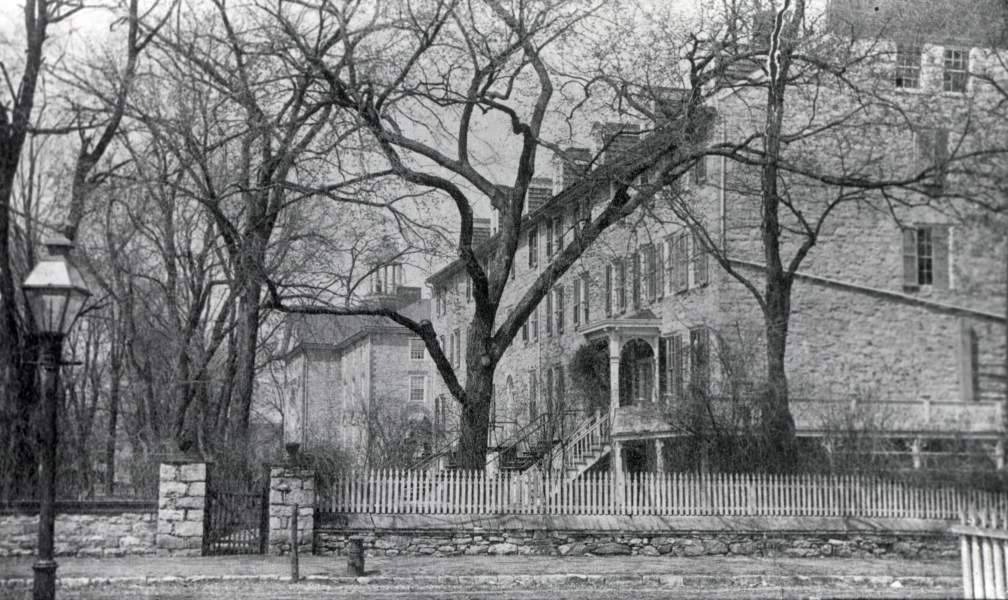 East College, Dickinson College, 1880, zoomable image