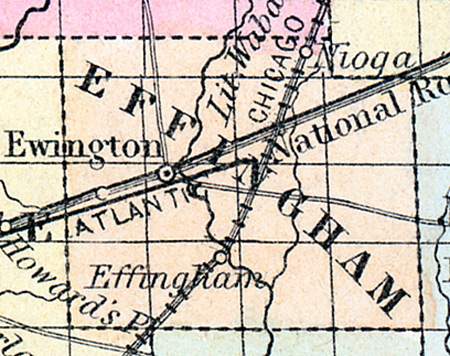 Effingham County, Illinois, 1857