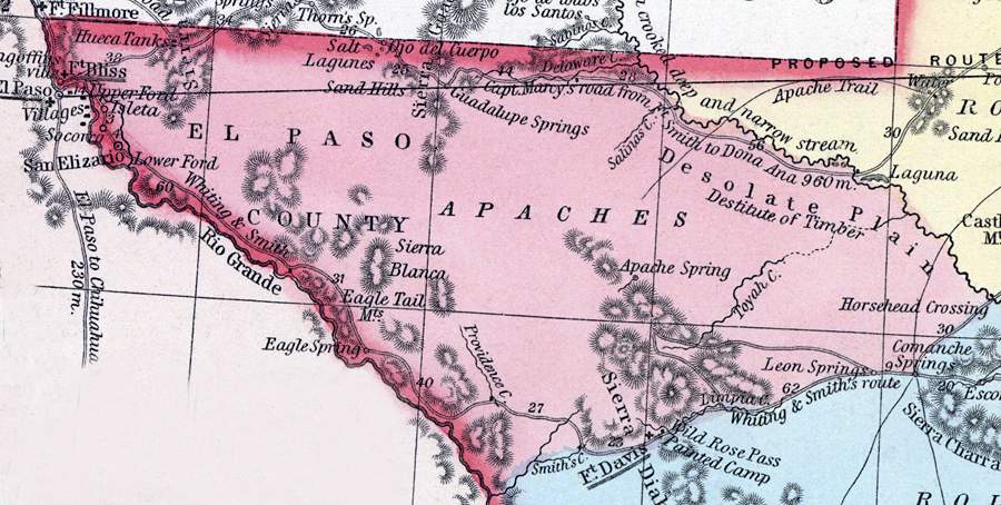 El Paso County, Texas, 1857