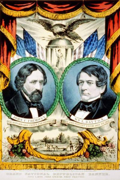 Election of 1856 Republican Banner