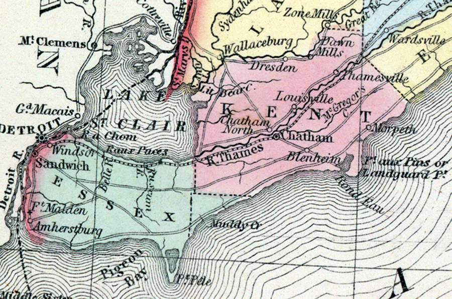 Essex County, Canada West (Ontario), 1857 | House Divided