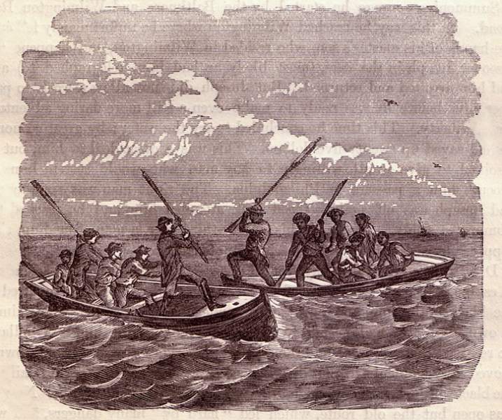 "Fight in the Bay," June, 1860