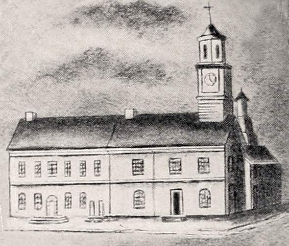 Cumberland County Courthouse, Carlisle, Pennsylvania, circa 1843