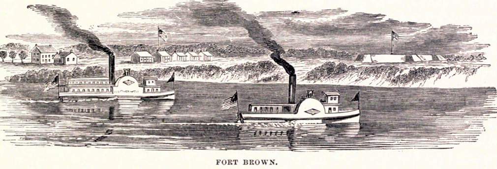 Fort Brown, Brownsville, Texas, 1861, artist's impression