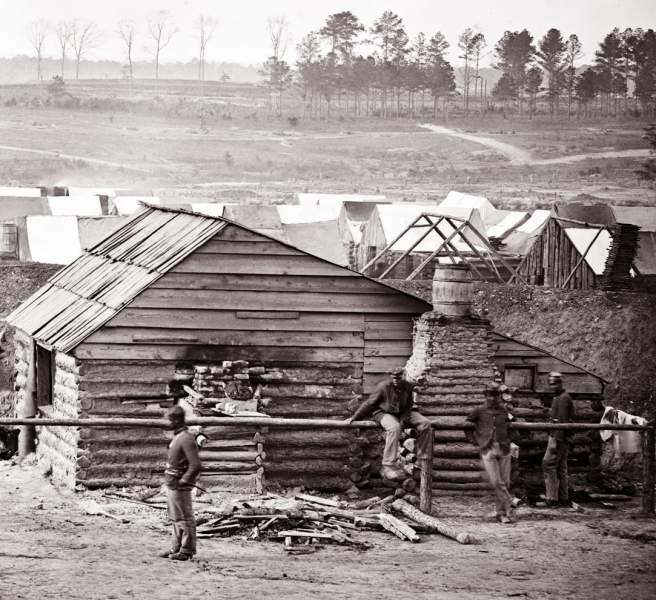 Fort Harrison, Virginia, renamed Fort Burnham after Federal capture, 1864, detail