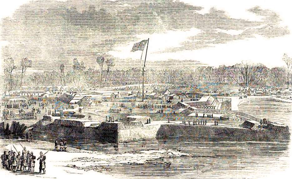 Fort Henry, Tennessee, February 7, 1862, artist's impression